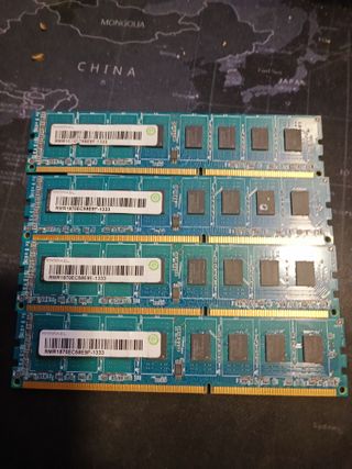 16GB (4X4GB)  1333 10600U RAMAXEL RMR1870EC58E9F