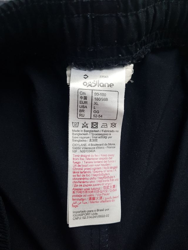 pantalón corto talla XL