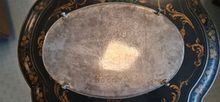 Bandeja Árabe de alpaca plateada