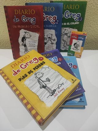 Libros el diario de Greg y cartas