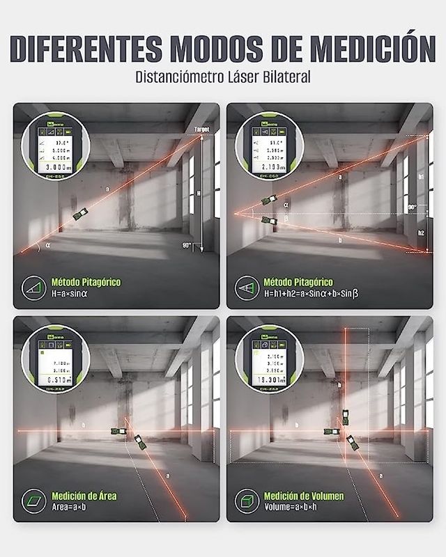 Medición Láser Bilateral Inkerma DM-262 (80m)