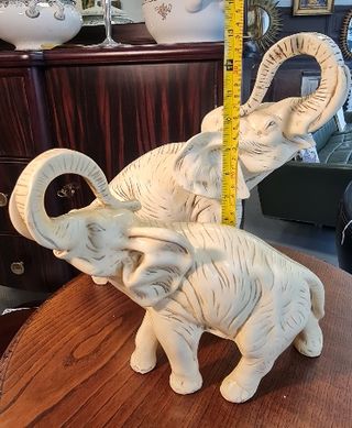 Pareja de elefantes vintage de Urregui