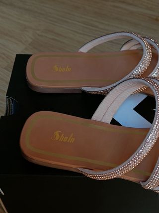 Sandalias planas joya Shein nuevas