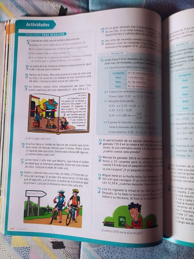 Libro de texto matemáticas 1° ESO