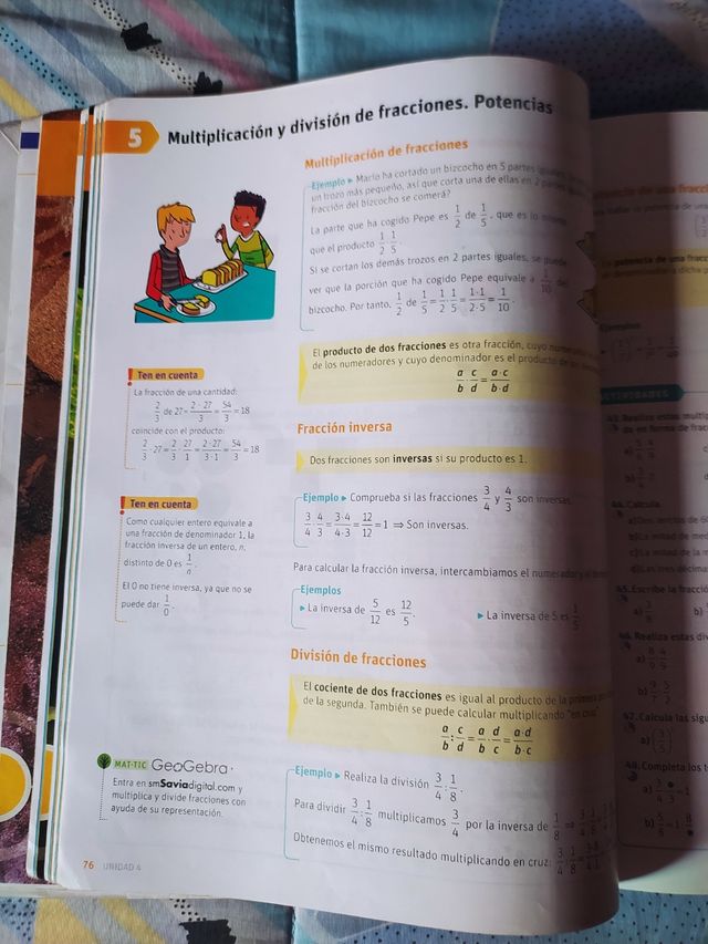 Libro de texto matemáticas 1° ESO