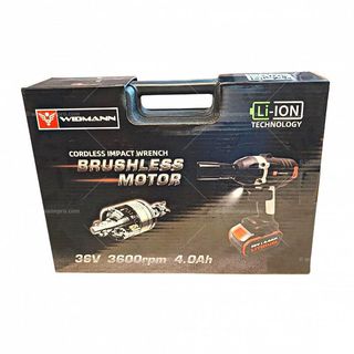 LLAVE DE IMPACTO WIDMANN 36V 4 AH Con 2 baterías