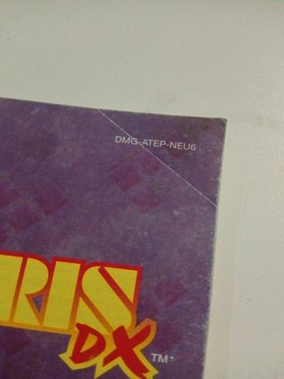 manual Tetris DX gameboy color