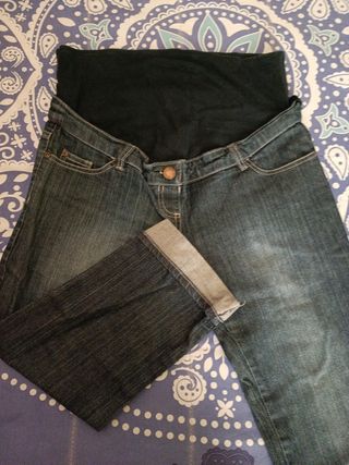 Pantalón pirata vaquero premamá 