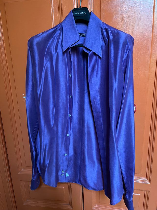 Camisa de seda Dolce and Gabbana