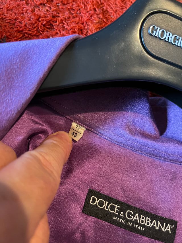 Camisa de seda Dolce and Gabbana