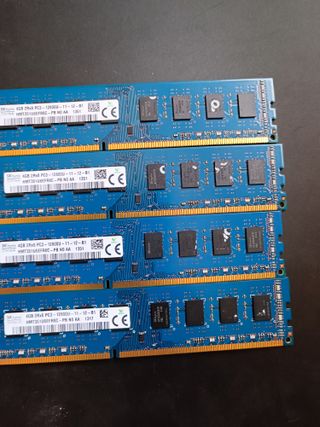16GB (4X4GB)  HYNIX HMT351U6EFR8C DDR3 1600 12800U