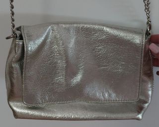 Bolso plateado