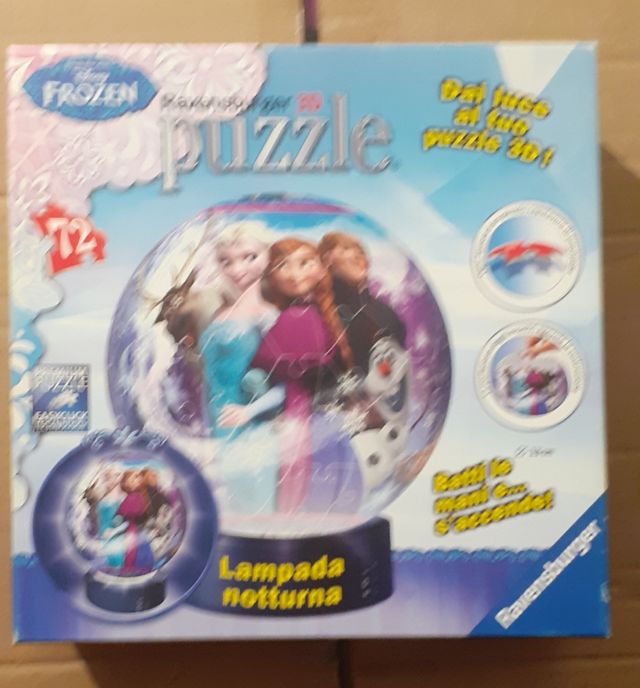 Lampada notturna Ravensburger 3D Disney Frozen