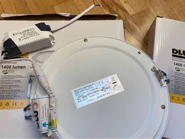 Downlight redondo 18w neutro nuevo