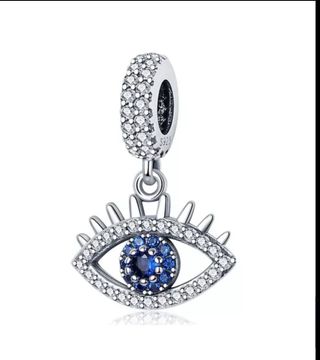 Charm Ojo Turco en Plata de Ley S925 