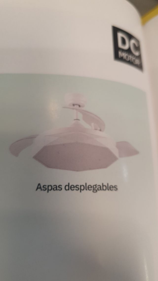 Ventilador recoge aspas