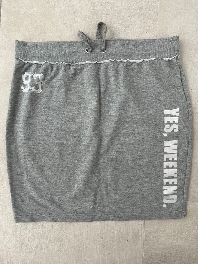 Falda gris OVS talla XL