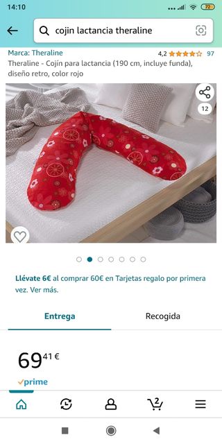 Cojin Almohada de lactáncia y maternidad