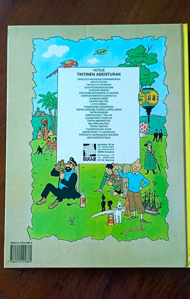 Tintinen abenturak: Izar misteriotsua (euskera)