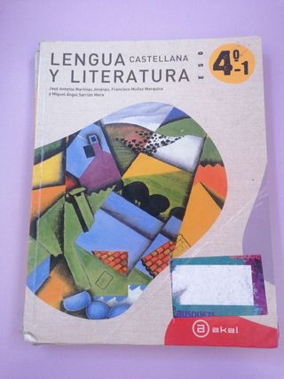 Libros de lengua 4 ESO