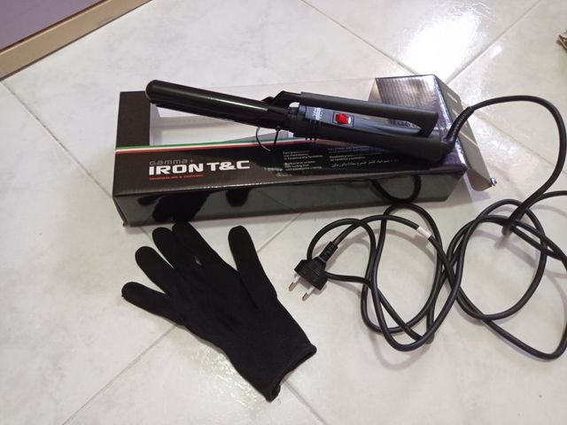 plancha de pelo para hacer tirabuzones