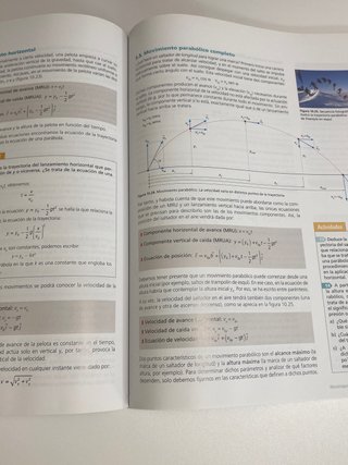 Libro física y química 1º BACH sin uso