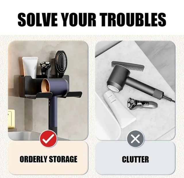 soporte para secador de pelo