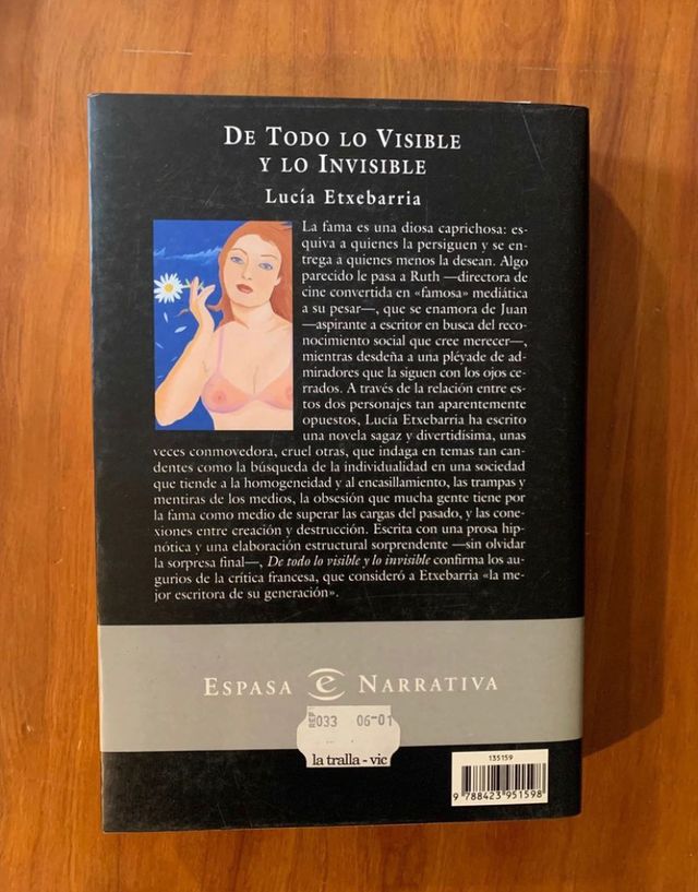 De todo lo visible y lo invisible - Etxebarria