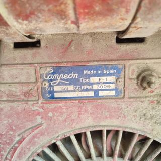 Motor gasolina hormigonera