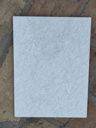 7 Azulejos rectangulares crema tostada