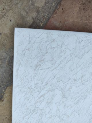 7 Azulejos rectangulares crema tostada