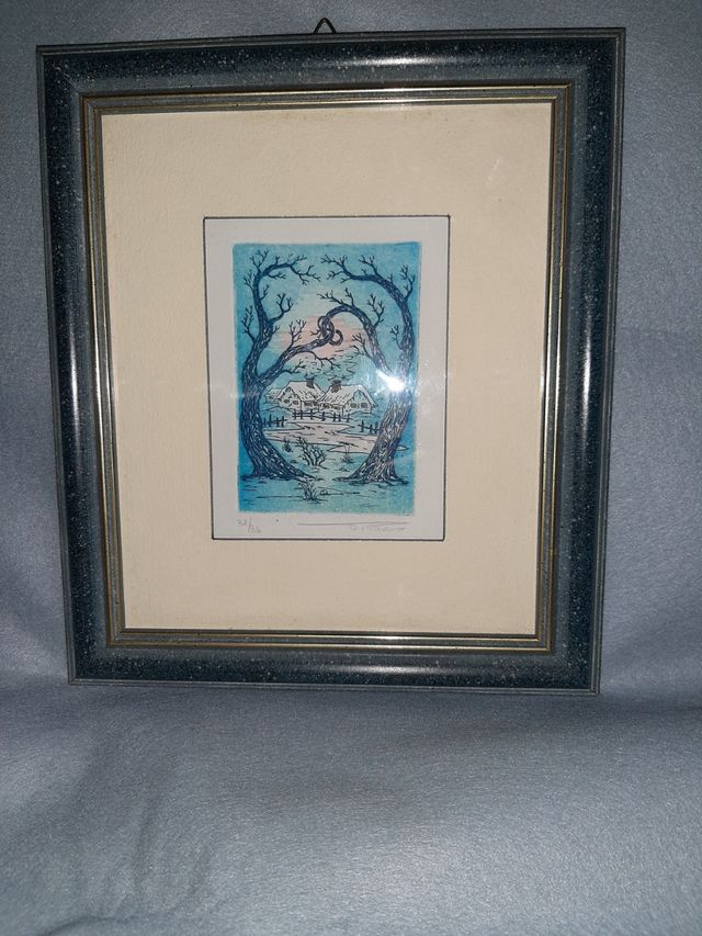 quadretto acquaforte