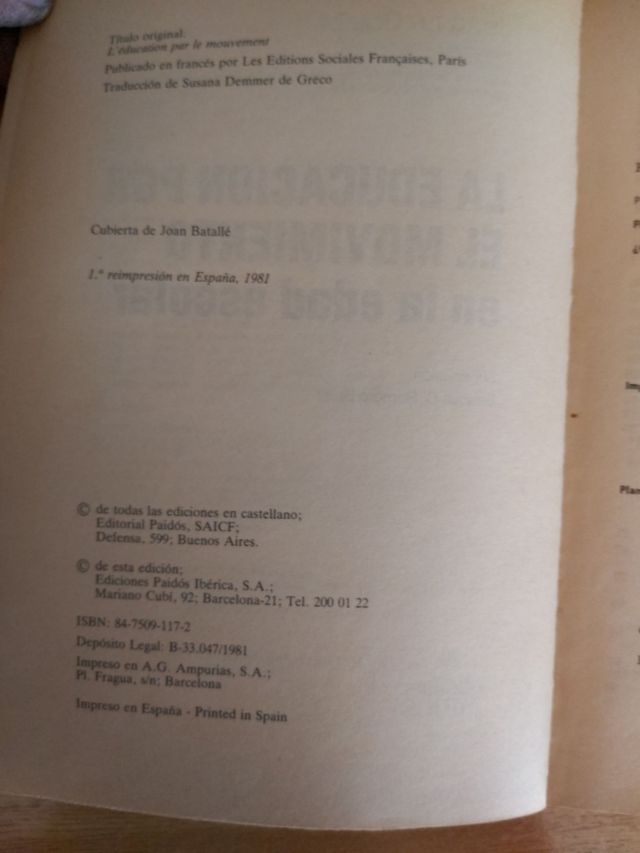 Jean Le Boulch La educación por el movimiento...
