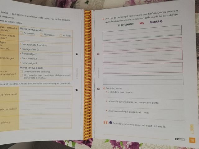 Llengua Catalana dossier 3r de primaria 