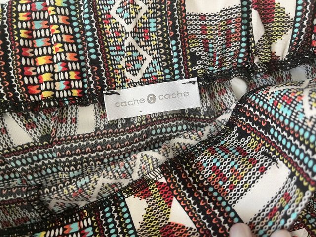 Falda Etnica Bolsillos.