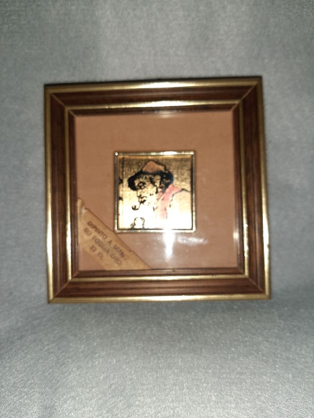 mini quadretto oro