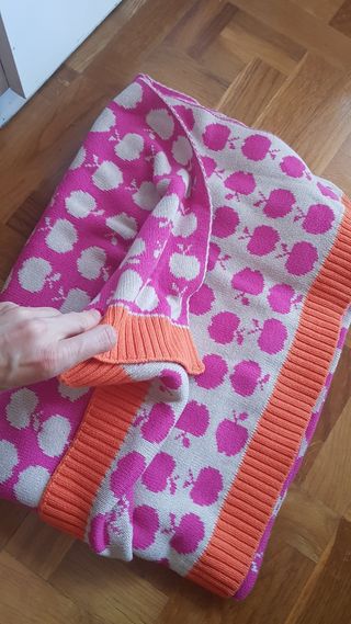 Manta bebé niña Zara Home reversible