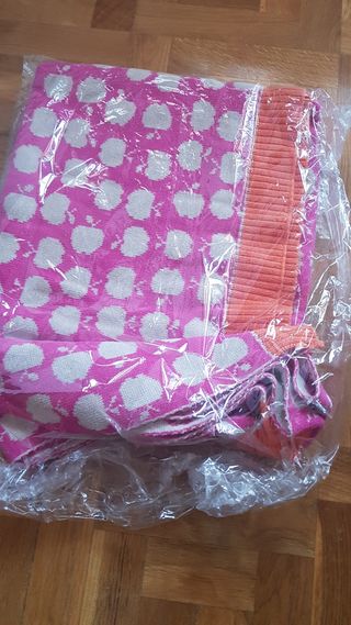 Manta bebé niña Zara Home reversible