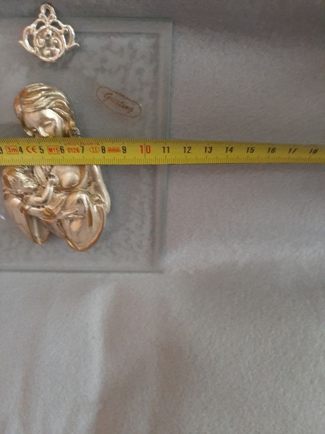 quadretto madonna argentato