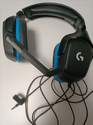 Casco Logitech G324 negro/azul