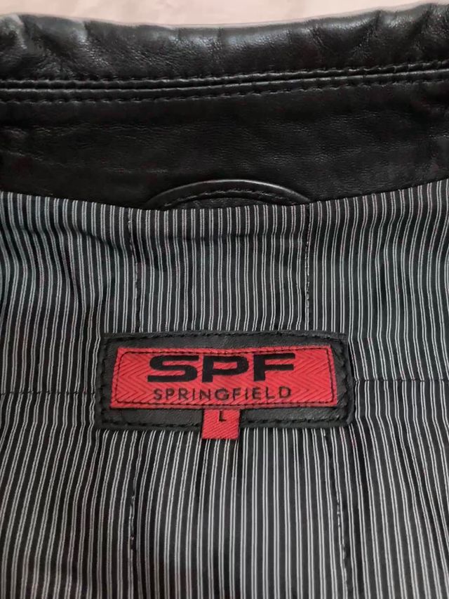 Chaqueta 3/4 hombre marca Springfield Piel