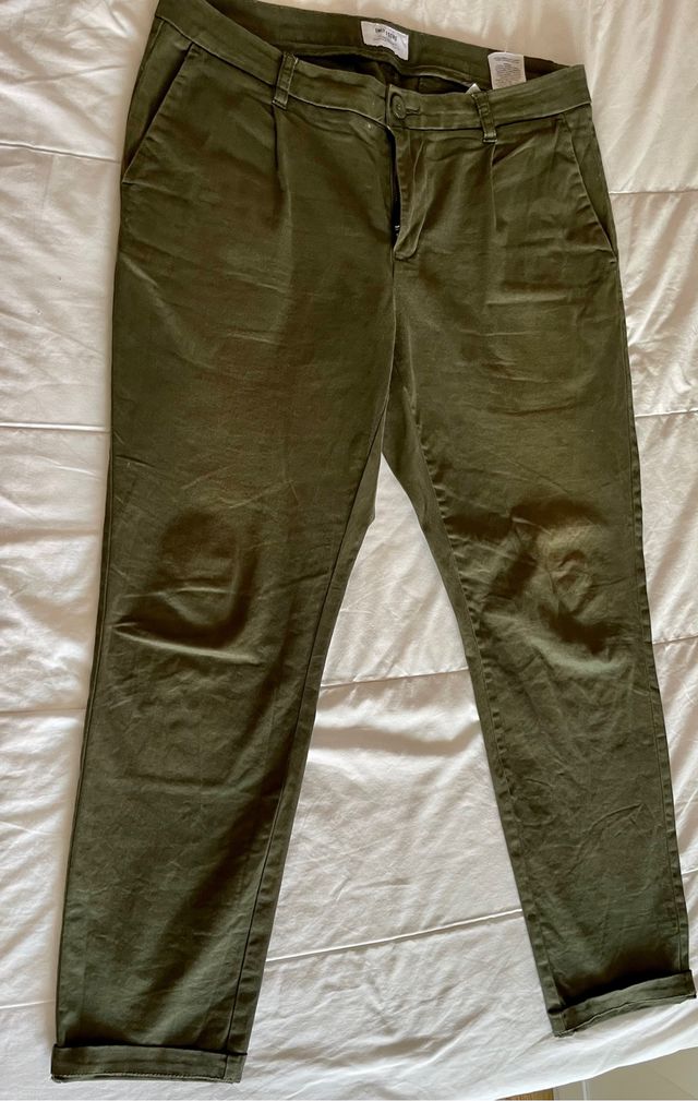 Pantalón chino color caqui de only & Sons