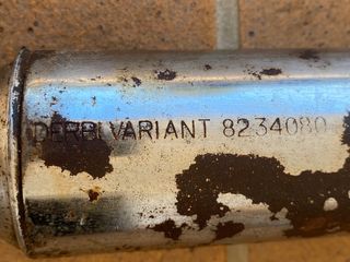 Tubo de escape derbi Variant