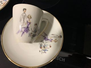 Lote de 2 conjuntos porcelana vintage