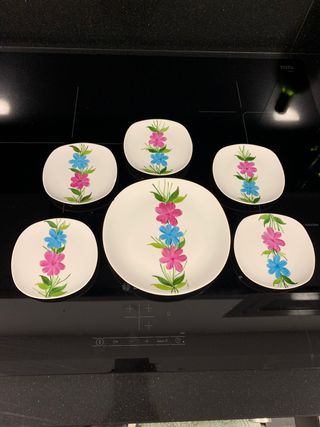 Lote de 2 conjuntos porcelana vintage