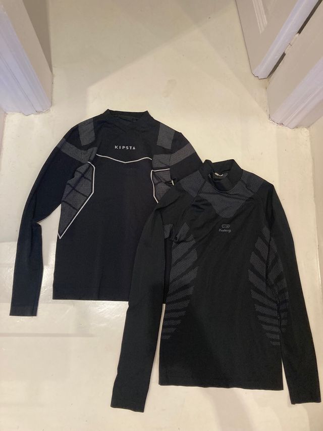 Camisetas térmicas deporte Decathlon t/14 y 16a