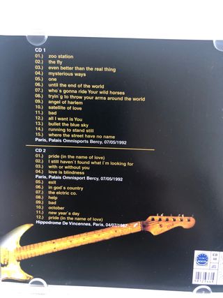 U2 Live Cd's (2 dobles) rarezas