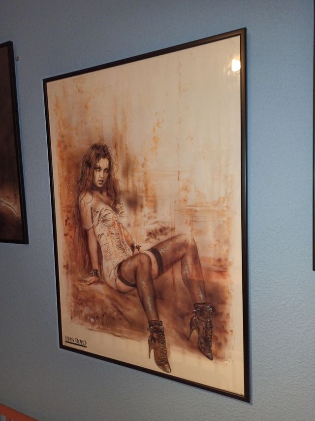 luis royo poster enmarcado