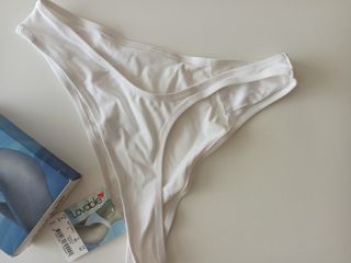 Lovable Tanga microfibra blanco