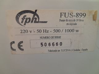 Máquina de cera profesional